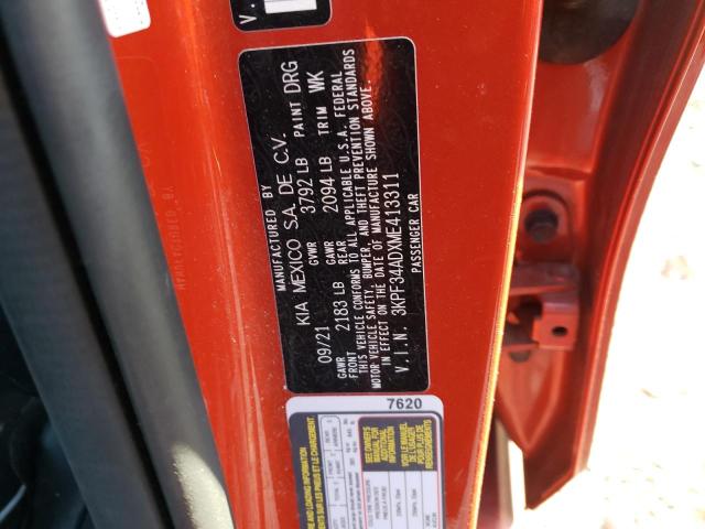 Photo 9 VIN: 3KPF34ADXME413311 - KIA FORTE GT L 