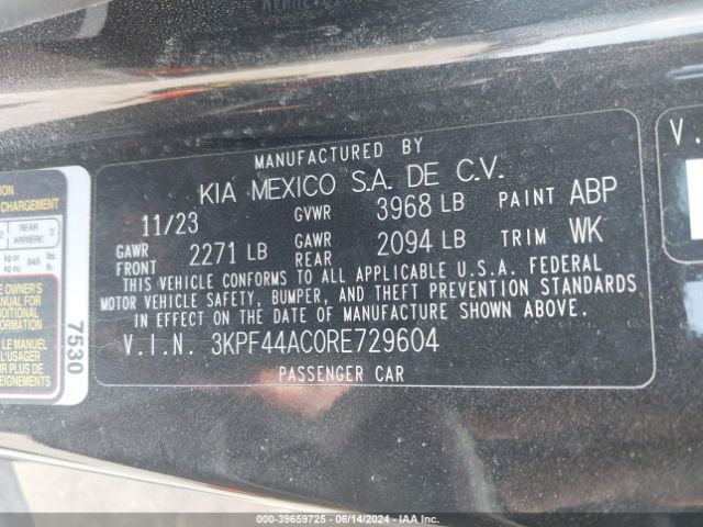 Photo 8 VIN: 3KPF44AC0RE729604 - KIA FORTE 