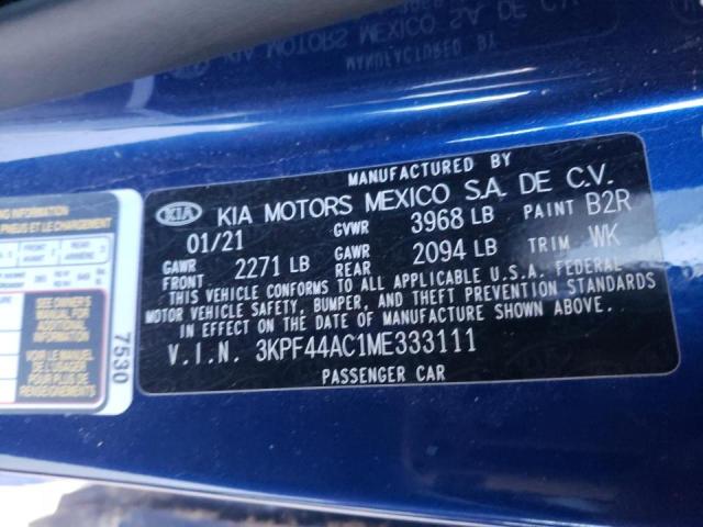 Photo 9 VIN: 3KPF44AC1ME333111 - KIA FORTE GT 