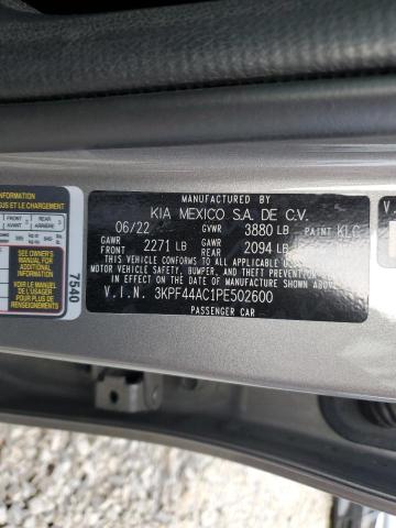 Photo 11 VIN: 3KPF44AC1PE502600 - KIA FORTE GT 