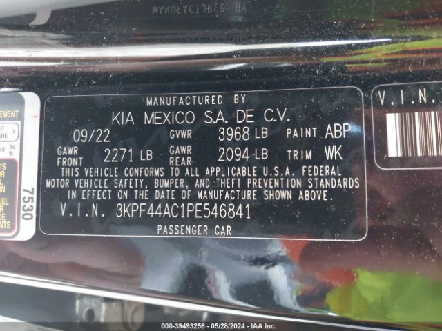 Photo 8 VIN: 3KPF44AC1PE546841 - KIA FORTE 