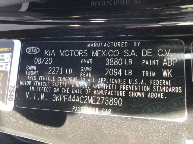 Photo 9 VIN: 3KPF44AC2ME273890 - KIA FORTE GT 