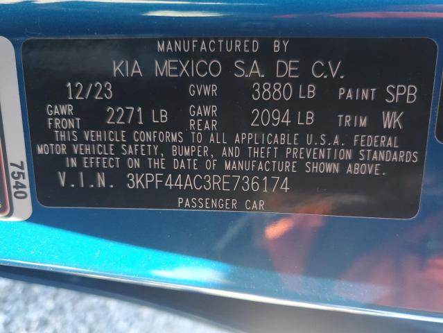 Photo 11 VIN: 3KPF44AC3RE736174 - KIA FORTE GT 