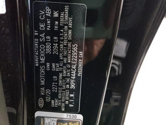 Photo 9 VIN: 3KPF44AC4LE229565 - KIA FORTE GT 