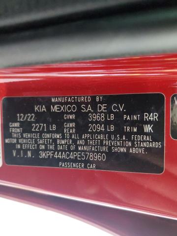 Photo 11 VIN: 3KPF44AC4PE578960 - KIA FORTE 