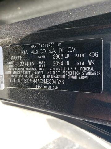 Photo 9 VIN: 3KPF44AC5ME394526 - KIA FORTE GT 