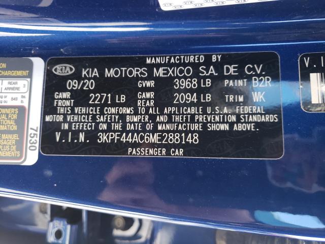 Photo 9 VIN: 3KPF44AC6ME288148 - KIA FORTE GT 