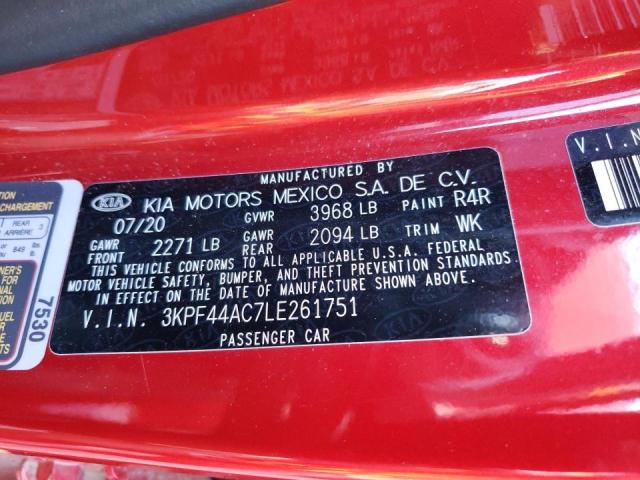 Photo 9 VIN: 3KPF44AC7LE261751 - KIA FORTE EX 