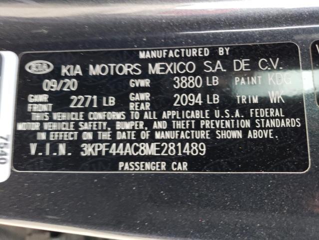 Photo 12 VIN: 3KPF44AC8ME281489 - KIA FORTE GT 