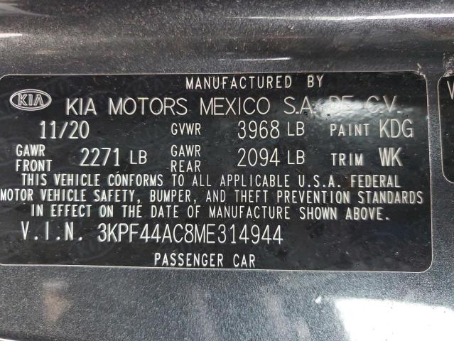 Photo 9 VIN: 3KPF44AC8ME314944 - KIA FORTE GT 