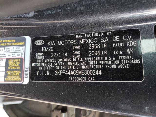 Photo 9 VIN: 3KPF44AC9ME300244 - KIA FORTE GT 