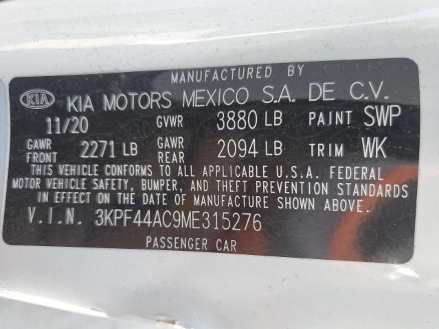 Photo 12 VIN: 3KPF44AC9ME315276 - KIA FORTE GT 