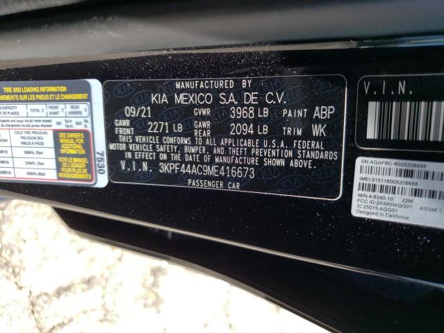 Photo 11 VIN: 3KPF44AC9ME416673 - KIA FORTE GT 