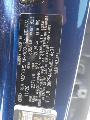 Photo 11 VIN: 3KPF44ACXME314301 - KIA FORTE GT 