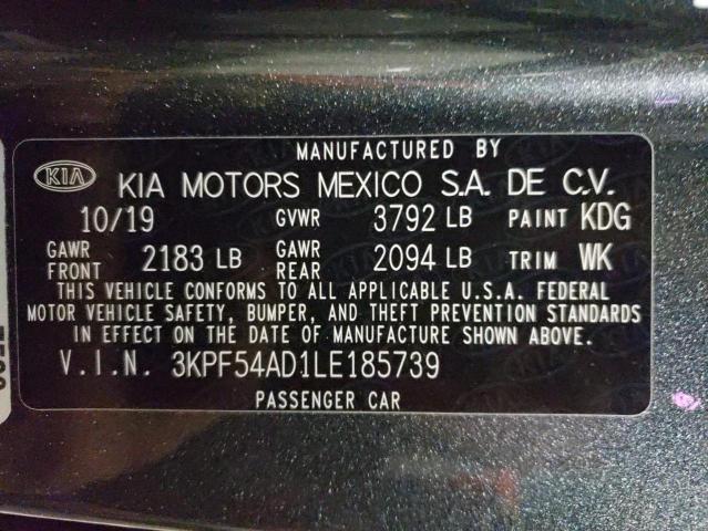 Photo 9 VIN: 3KPF54AD1LE185739 - KIA FORTE EX 