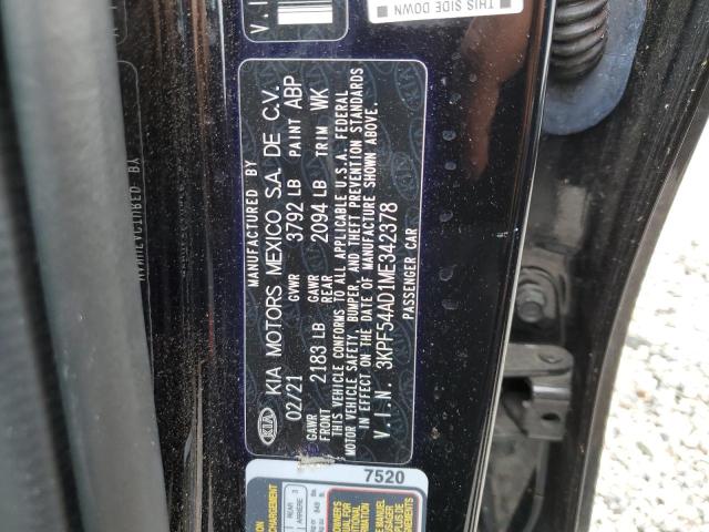 Photo 12 VIN: 3KPF54AD1ME342378 - KIA FORTE EX 