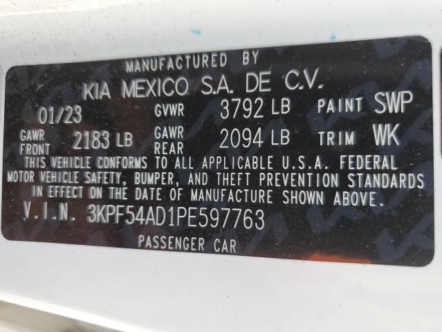 Photo 12 VIN: 3KPF54AD1PE597763 - KIA FORTE 