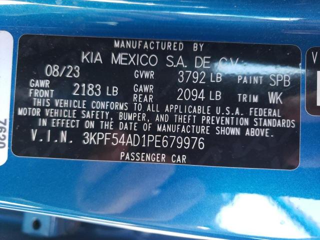 Photo 11 VIN: 3KPF54AD1PE679976 - KIA FORTE GT L 