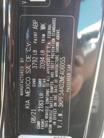 Photo 11 VIN: 3KPF54AD2ME406055 - KIA FORTE EX 