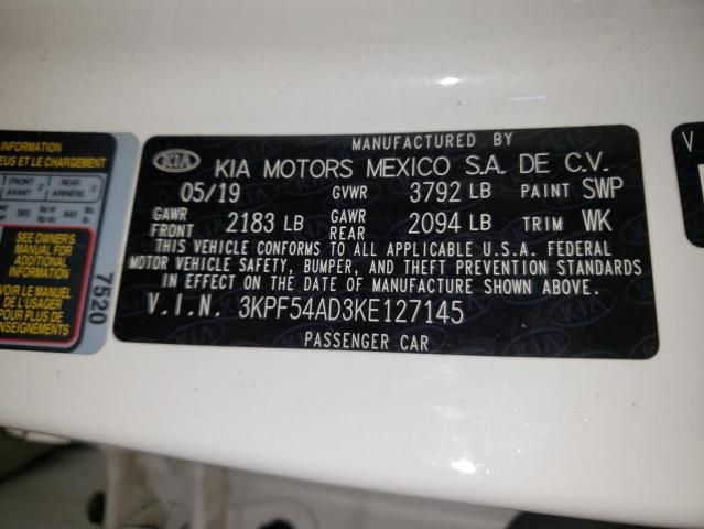 Photo 9 VIN: 3KPF54AD3KE127145 - KIA FORTE EX 