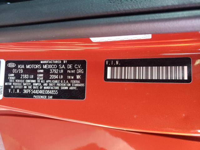 Photo 9 VIN: 3KPF54AD4KE084855 - KIA FORTE EX 