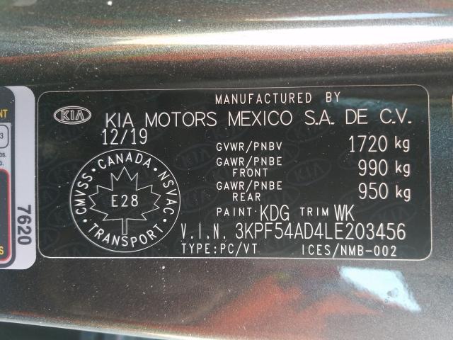 Photo 9 VIN: 3KPF54AD4LE203456 - KIA FORTE EX 