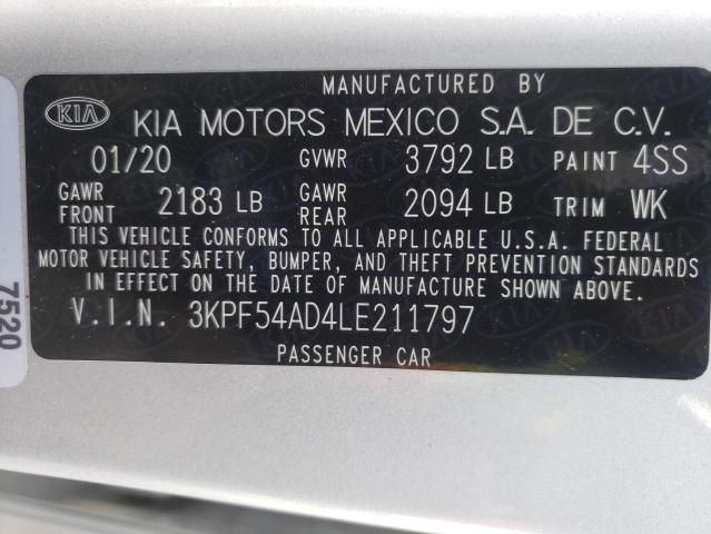 Photo 11 VIN: 3KPF54AD4LE211797 - KIA FORTE EX 