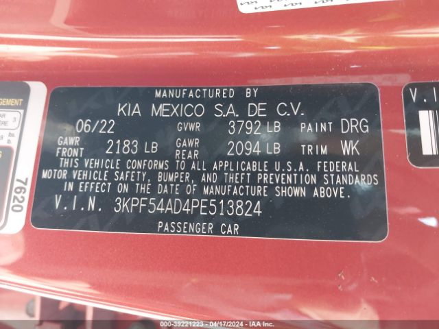 Photo 8 VIN: 3KPF54AD4PE513824 - KIA FORTE 