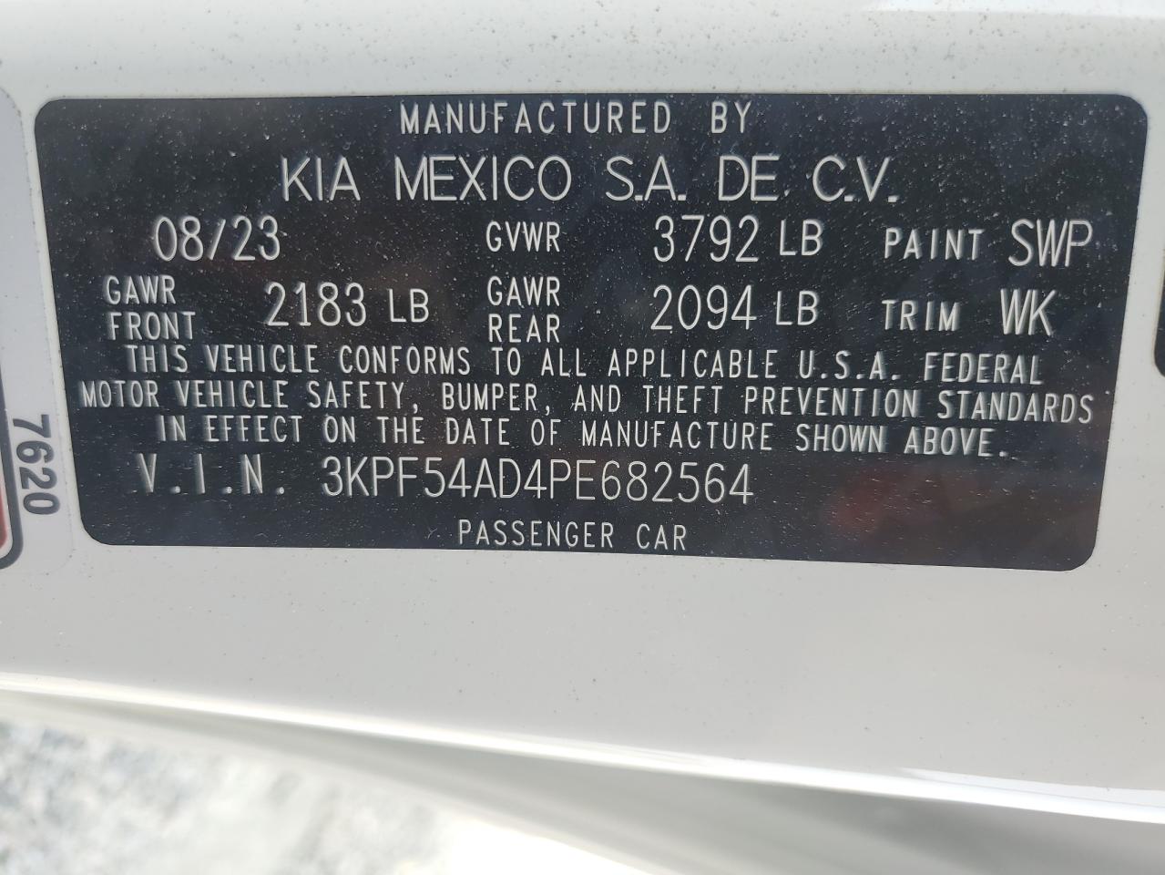 Photo 12 VIN: 3KPF54AD4PE682564 - KIA FORTE 