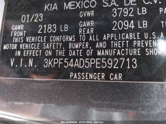 Photo 8 VIN: 3KPF54AD5PE592713 - KIA FORTE 