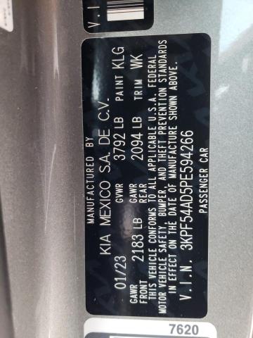 Photo 12 VIN: 3KPF54AD5PE594266 - KIA FORTE 