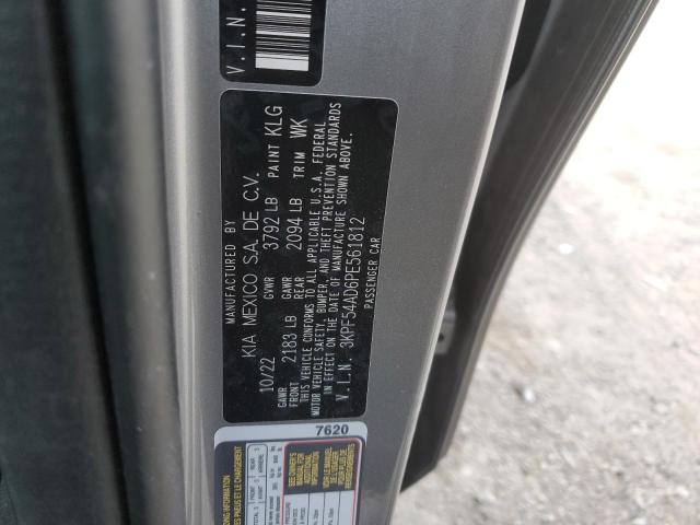 Photo 11 VIN: 3KPF54AD6PE561812 - KIA FORTE GT L 