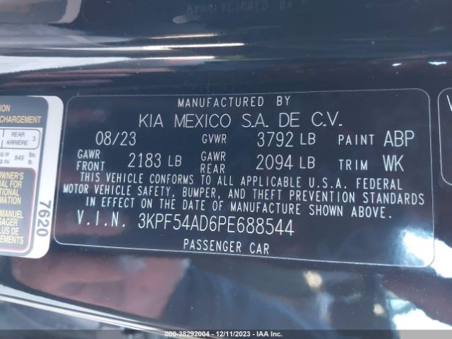 Photo 8 VIN: 3KPF54AD6PE688544 - KIA FORTE 