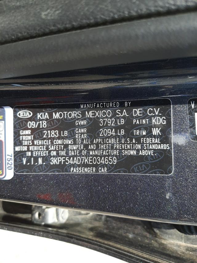 Photo 9 VIN: 3KPF54AD7KE034659 - KIA FORTE EX 