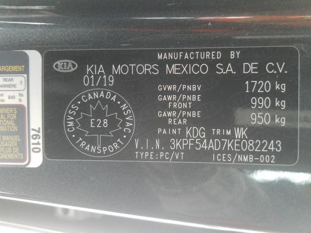 Photo 9 VIN: 3KPF54AD7KE082243 - KIA FORTE EX 