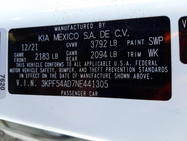 Photo 11 VIN: 3KPF54AD7NE441305 - KIA FORTE GT L 