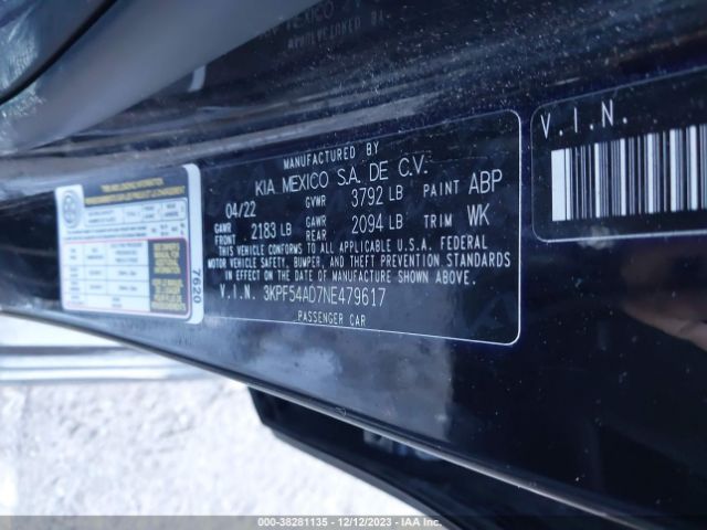 Photo 8 VIN: 3KPF54AD7NE479617 - KIA FORTE 