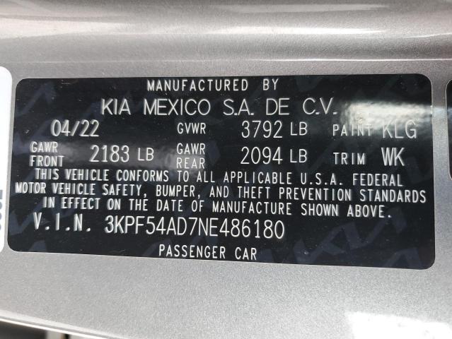 Photo 11 VIN: 3KPF54AD7NE486180 - KIA FORTE GT L 