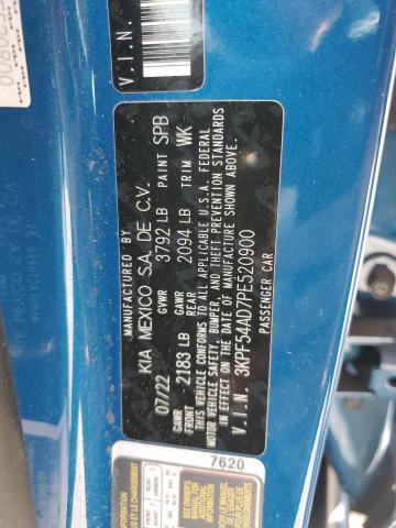 Photo 11 VIN: 3KPF54AD7PE520900 - KIA FORTE GT L 