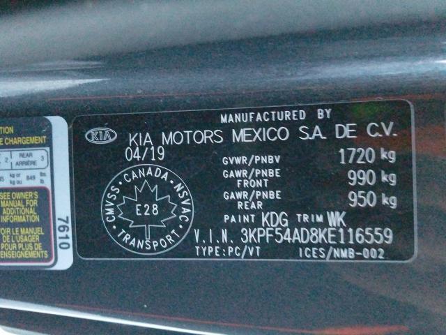 Photo 9 VIN: 3KPF54AD8KE116559 - KIA FORTE EX 