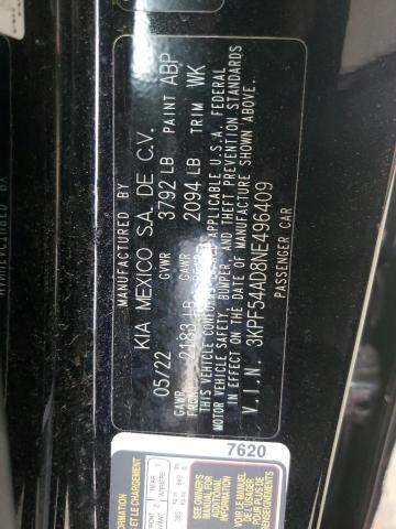 Photo 12 VIN: 3KPF54AD8NE496409 - KIA FORTE GT L 