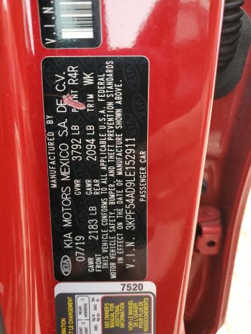 Photo 11 VIN: 3KPF54AD9LE152911 - KIA FORTE 