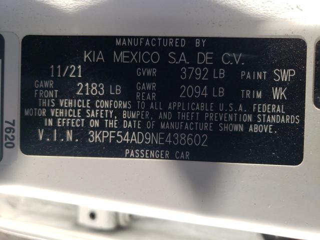 Photo 12 VIN: 3KPF54AD9NE438602 - KIA FORTE 