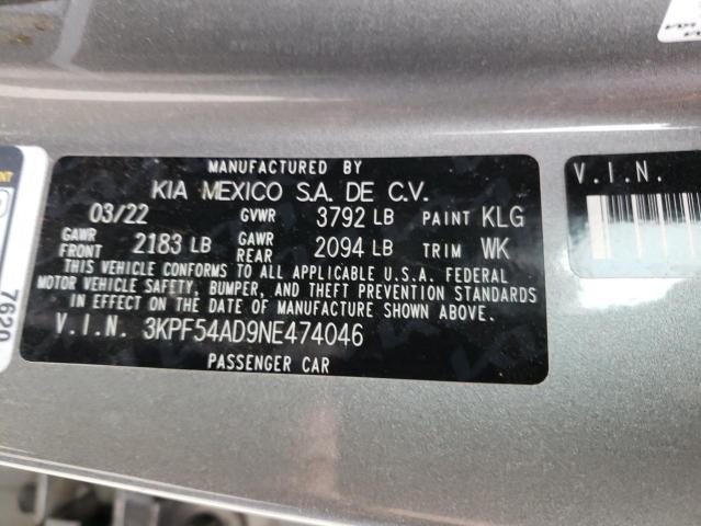 Photo 11 VIN: 3KPF54AD9NE474046 - KIA FORTE GT L 