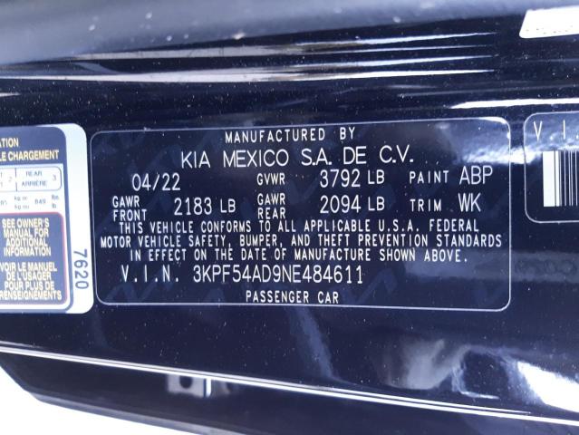 Photo 11 VIN: 3KPF54AD9NE484611 - KIA FORTE GT L 