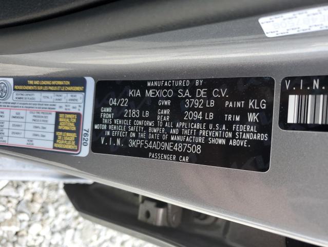 Photo 12 VIN: 3KPF54AD9NE487508 - KIA FORTE GT L 