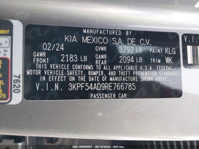 Photo 8 VIN: 3KPF54AD9RE766785 - KIA FORTE 