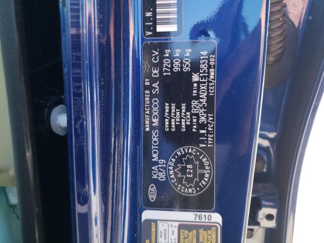 Photo 9 VIN: 3KPF54ADXLE158314 - KIA FORTE EX 