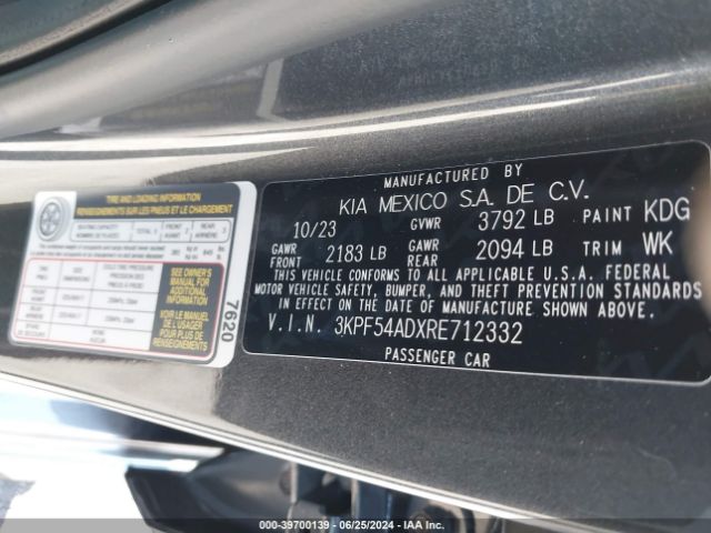 Photo 8 VIN: 3KPF54ADXRE712332 - KIA FORTE 