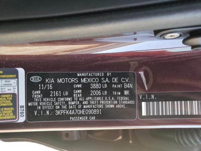 Photo 11 VIN: 3KPFK4A70HE090891 - KIA FORTE LX 